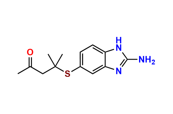 4-((2-Amino-1H-benzo[d]imidazol-5-yl)thio)-4-methylpentan-2-one