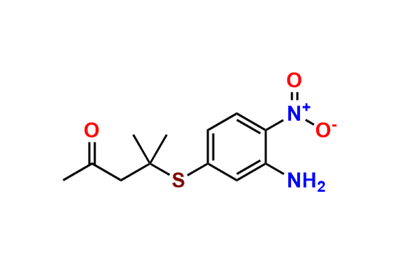 4-((3-Amino-4-nitrophenyl)thio)-4-methylpentan-2-one