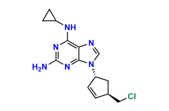 9-((1R,4R)-4- (Chloromethyl)cyclopent-2-en-1-yl)-N6-cyclopropyl-9H-purine-2,6-diamine