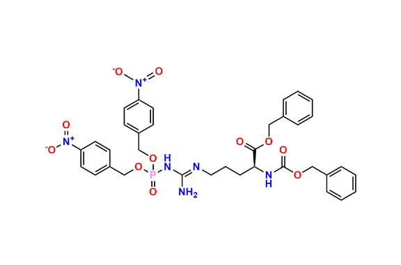 Nalpha-Carbobenzyloxy-Nω-bis-p-nitrobenzylphospho-L-arginine benzyl ester