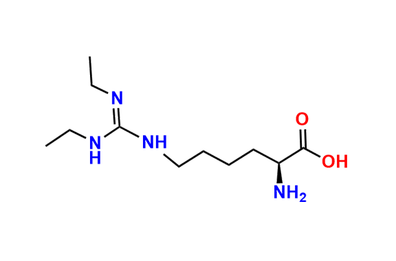 (S,E)-2-Amino-6-(2,3-diethylguanidino)hexanoic Acid