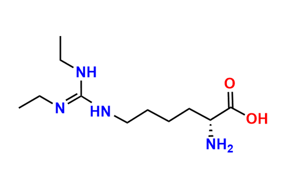 (R,E)-2-Amino-6-(2,3-diethylguanidino)hexanoic Acid