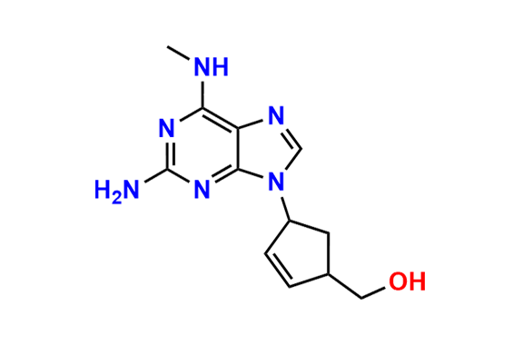 (4-(2-Amino-6-(methylamino)-9H-purin-9-yl)cyclopent-2-en-1-yl)methanol