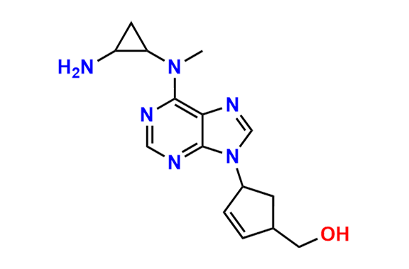 ((4-(2-Amino-6-cyclopropyl(methyl) amino)-9H-purin-9-yl)cyclopent-2-en-1-yl)methanol