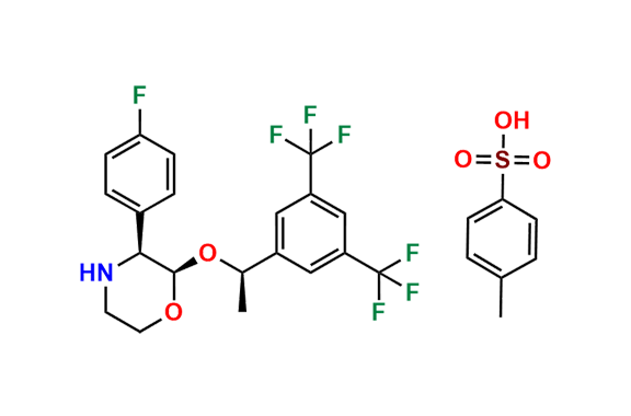 (2R,3S)-2-((R)-1-(3,5-Bis(trifluoromethyl)phenyl)ethoxy)-3-(4-fluorophenyl)morpholine 4-methylbenzenesulfonate