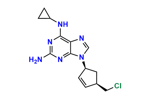 9-((1S,4R)-4-(chloromethyl)cyclopent-2-enyl)-N6-cyclopropyl-9H-purine-2,6-diamine
