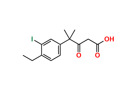 4-(4-ethyl-3-iodophenyl)-4-methyl-3-oxopentanoic acid