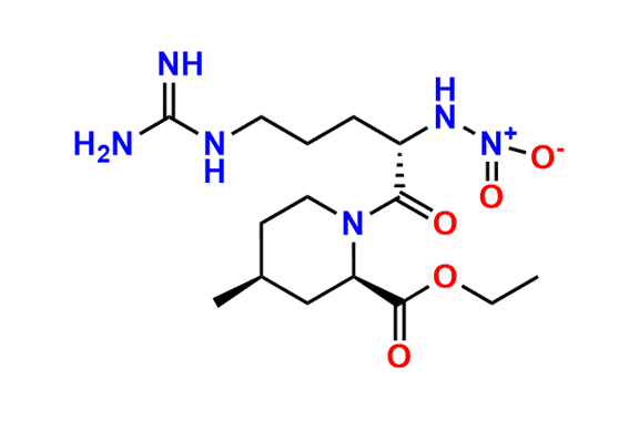 Ethyl (2R,4S)-4-methyl-1-(Nω-nitro-L-arginyl)piperidine-2-carboxylate
