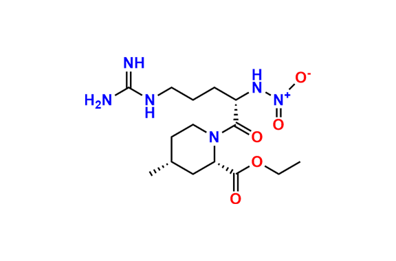 Ethyl (2S,4R)-4-methyl-1-(Nω-nitro-L-arginyl)piperidine-2-carboxylate
