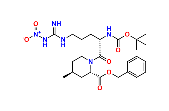 (2S,4S)-1-[(2S)-2-[(tert-Butyloxycarbonyl)amino]-5-[[imino(nitroamino)methyl]amino]-1-oxopentyl]-4-methyl-2-piperidinecarboxylic Acid Benzyl Ester