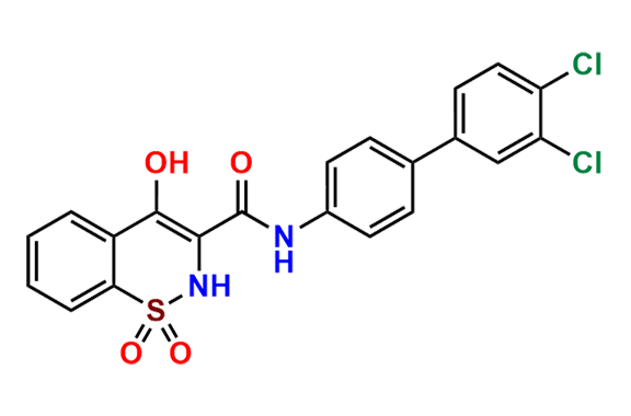 N-(3,4-Dichloro[1,1-biphenyl]-4-yl)-4-hydroxy-2H-1,2-benzothiazine-3-carboxamide 1,1-dioxide