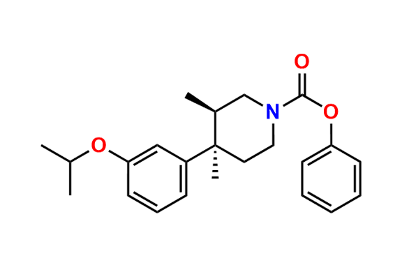 (3R,4R)-Phenyl 4-(3-isopropoxyphenyl)-3,4-dimethylpiperidine-1-carboxylate
