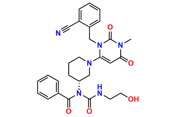 (S)-N-(1-(3-(2-Cyanobenzyl)-1-methyl-2,6-dioxo-1,2,3,6-tetrahydropyrimidin-4-yl)piperidin-3-yl)-N-((2-hydroxyethyl)carbamoyl)benzamide