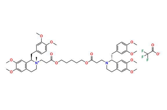 Atracurium Impurity A1 (trans-Monoquatenary) TFA salt