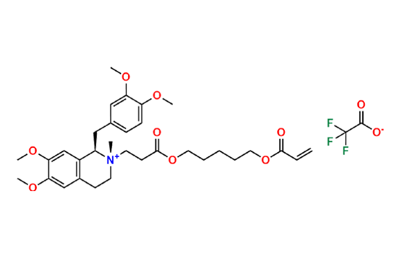Atracurium Impurity C1 (trans-Monoacrylate) TFA salt