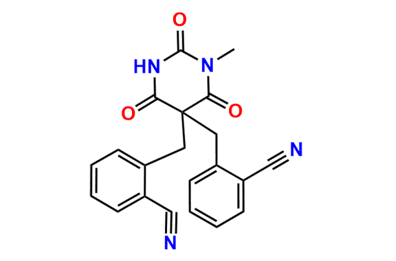 2,2-((1-Methyl-2,4,6-trioxohexahydropyrimidine-5,5-diyl)bis(methylene))dibenzonitrile