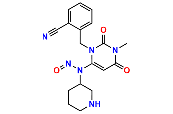 N-(3-(2-Cyanobenzyl)-1-methyl-2,6-dioxo-1,2,3,6-tetrahydropyrimidin-4-yl)-N-(piperidin-3-yl)nitrous amide