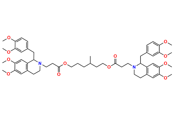 3-Methylhexane-1,6-diyl bis(3-(1-(3,4-dimethoxybenzyl)-6,7-dimethoxy-3,4-dihydroisoquinolin-2(1H)-yl)propanoate)