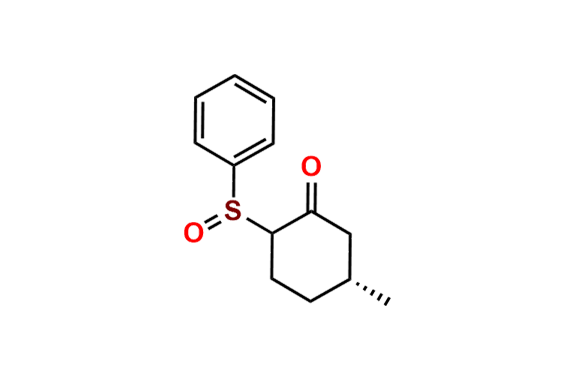 (5R)-5-Methyl-2-(phenylsulfinyl)cyclohexan-1-one