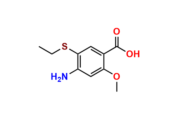 2-Methoxy-4-amino-5-ethylthiobenzoic Acid