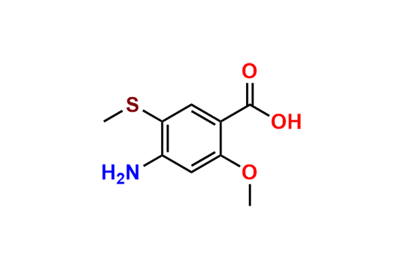 4-Amino-​2-​methoxy-​5-​(methylthio)​benzoic Acid
