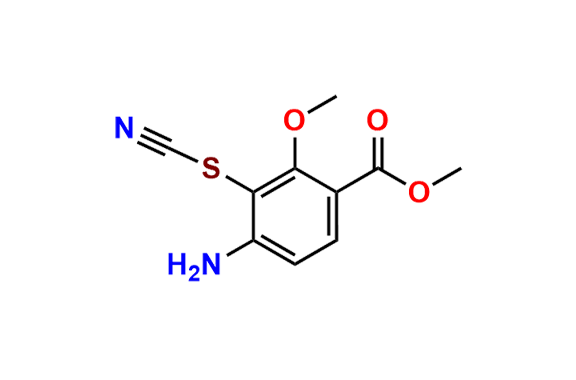 Methyl 4-amino-2-methoxy-3-thiocyanatobenzoate
