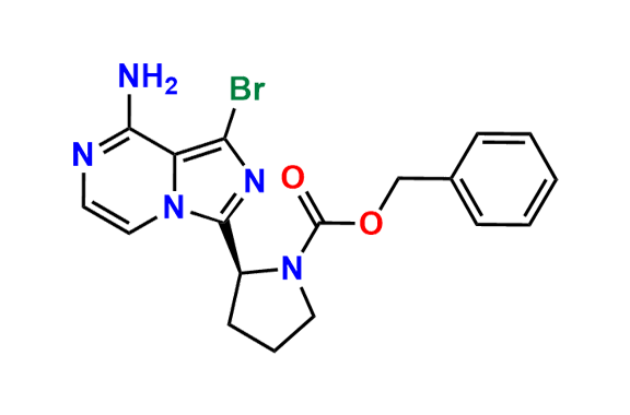 Benzyl (S)-2-(8-amino-1-bromoimidazo[1,5-a]pyrazin-3-yl)pyrrolidine-1-carboxylate