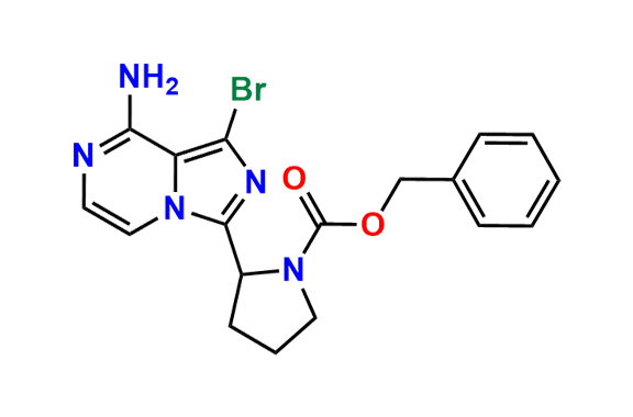 Benzyl 2-(8-amino-1-bromoimidazo[1,5-a]pyrazin-3-yl)pyrrolidine-1-carboxylate