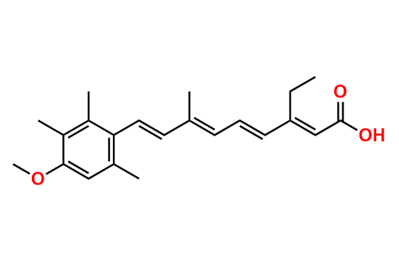 (2E,4E,6E,8E)-3-Ethyl-9-(4-methoxy-2,3,6-trimethylphenyl)-7-methylnona-2,4,6,8-tetraenoic Acid