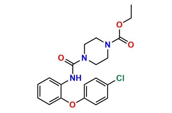 Ethyl 4-{[o-(p-chlorophenoxy)phenyl]-carbamoyl}-1-piperazine Carboxylate