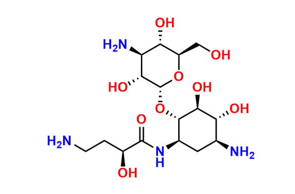 6-O-Des(6-Amino-α-D-gluocopyranosyl) Amikacin