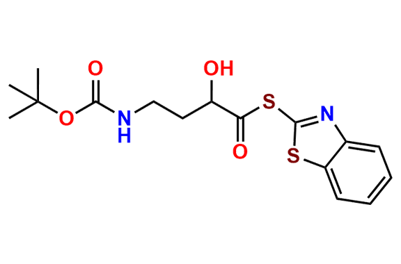 S-(Benzo[d]thiazol-2-yl) 4-((tert-butoxycarbonyl)amino)-2-hydroxybutanethioate