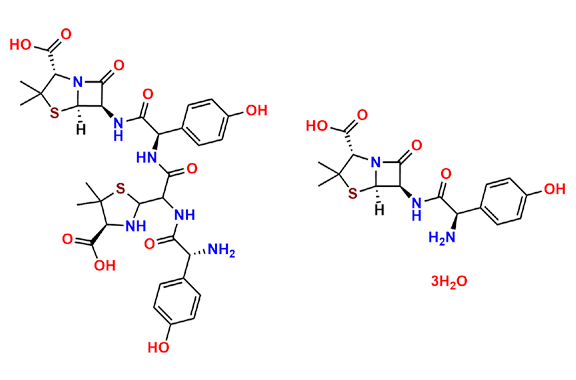 Mixture of Amoxicillin and Open Ring Dimer ( Trihydrate)