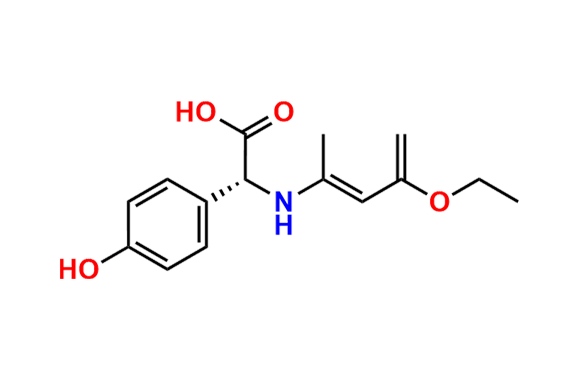 (R,E)-2-((4-Ethoxypenta-2,4-dien-2-yl)amino)-2-(4-hydroxyphenyl)acetic Acid