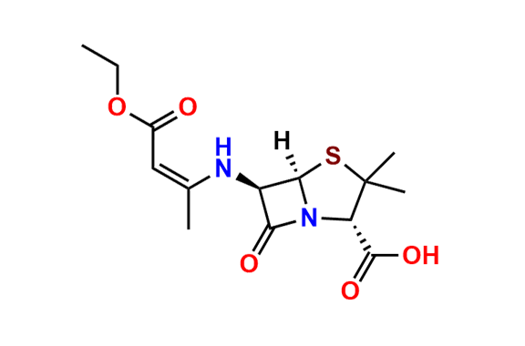 (2S,5R,6R)-6-(((Z)-4-ethoxy-4-oxobut-2-en-2-yl)amino)-3,3-dimethyl-7-oxo-4-thia-1-azabicyclo[3.2.0]heptane-2-carboxylic acid