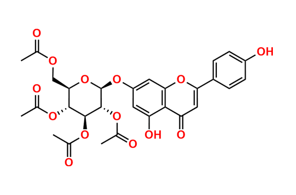 (2R,3R,4S,5R,6S)-2-(Acetoxymethyl)-6-((5-hydroxy-2-(4-hydroxyphenyl)-4-oxo-4H-chromen-7-yl)oxy)tetrahydro-2H-pyran-3,4,5-triyl Triacetate