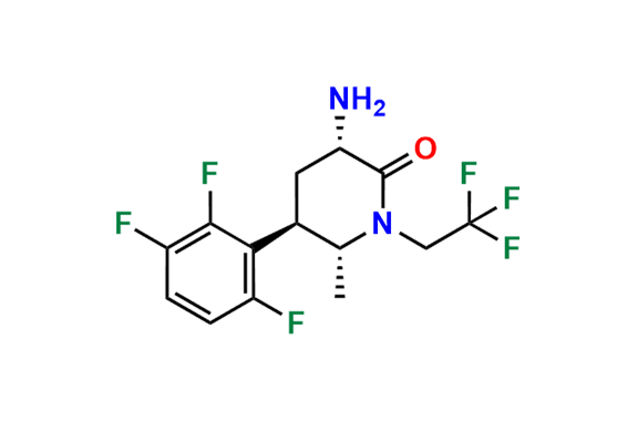 (3S,5R,6R)-3-amino-6-methyl-1-(2,2,2-trifluoroethyl)-5-(2,3,6-trifluorophenyl)piperidin-2-one