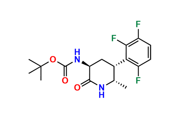 tert-butyl ((3S,5R,6S)-6-methyl-2-oxo-5-(2,3,6-trifluorophenyl)piperidin-3-yl)carbamate