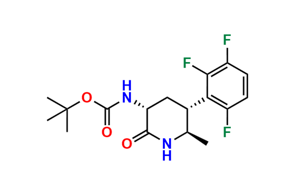 tert-butyl ((3R,5R,6R)-6-methyl-2-oxo-5-(2,3,6-trifluorophenyl)piperidin-3-yl)carbamate