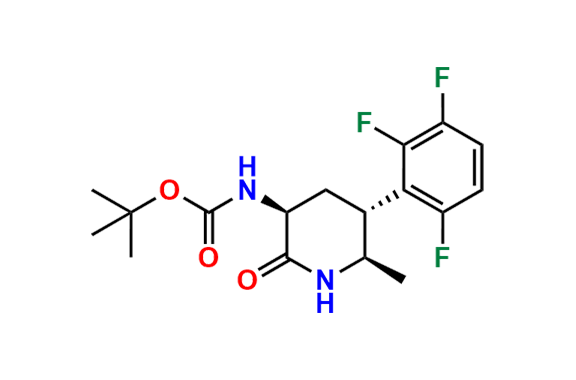 tert-butyl ((3S,5R,6R)-6-methyl-2-oxo-5-(2,3,6-trifluorophenyl)piperidin-3-yl)carbamate