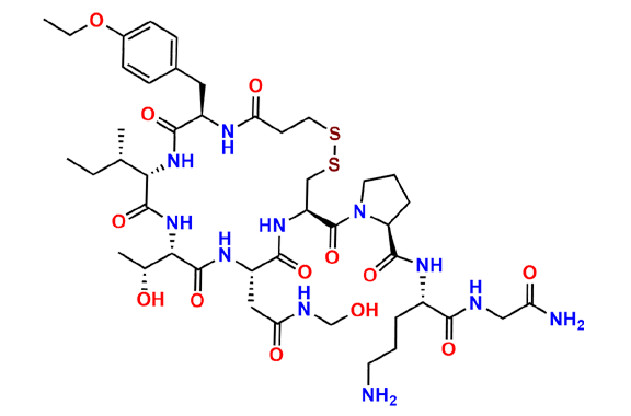 (S)-N-((S)-5-Amino-1-((2-amino-2-oxoethyl)amino)-1-oxopentan-2-yl)-1-((4R,7S,10S,13S,16R)-13-((S)-sec-butyl)-16-(4-ethoxybenzyl)-10-((R)-1-hydroxyethyl)-7-(2-((hydroxymethyl)amino)-2-oxoethyl)-6,9,12,15,18-pentaoxo-1,2-dithia-5,8,11,14,17-pentaazacycloicosane-4-carbonyl)pyrrolidine-2-carboxamide