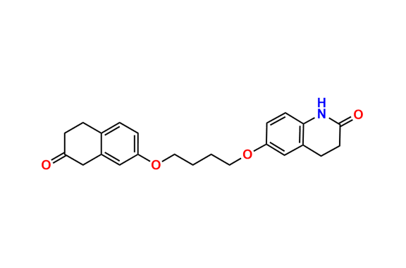 6-(4-((7-Oxo-5,6,7,8-tetrahydronaphthalen-2-yl)oxy)butoxy)-3,4-dihydroquinolin-2(1H)-one