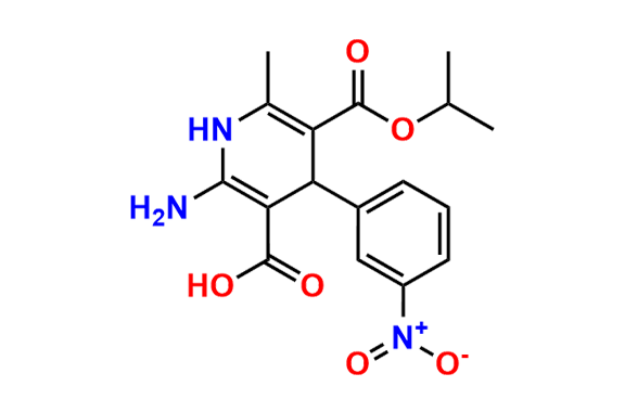2-Amino-5-(isopropoxycarbonyl)-6-methyl-4-(3-nitrophenyl)-1,4-dihydropyridine-3-carboxylic Acid