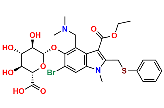 Arbidol O-Glucuronide