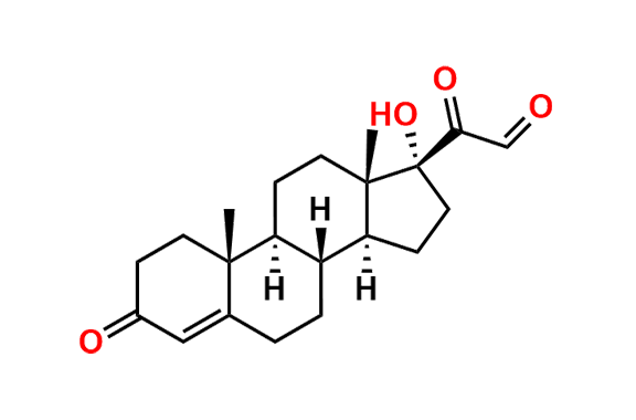 17alpha-Hydroxy-3,20-dioxopregn-4-en-21-al