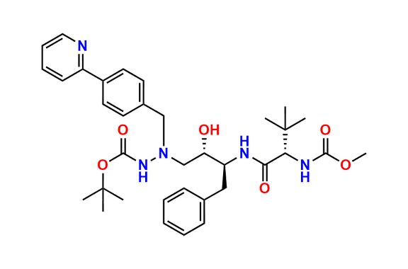 (5S,6S,9S)-tert-Butyl 6-benzyl-9-(tert-butyl)-5-hydroxy-8,11-dioxo-3-(4-(pyridin-2-yl)benzyl)-12-oxa-2,3,7,10-tetraazatridecan-1-oate