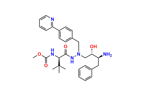 Methyl ((R)-1-(2-((2S,3S)-3-amino-2-hydroxy-4-phenylbutyl)-2-(4-(pyridin-2-yl)benzyl)hydrazinyl)-3,3-dimethyl-1-oxobutan-2-yl)carbamate