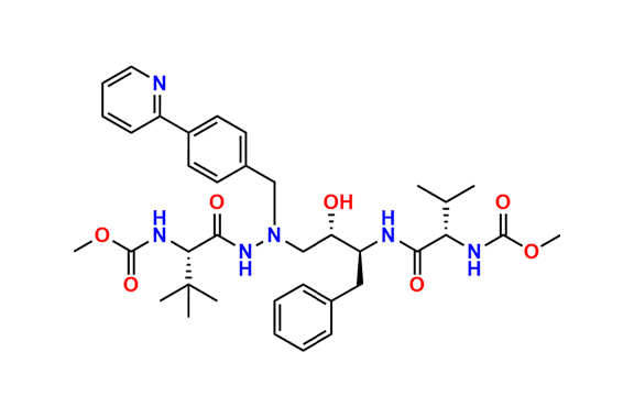 Methyl ((5S,8S,9S,14S)-8-benzyl-9-hydroxy-5-isopropyl-15,15-dimethyl-3,6,13-trioxo-11-(4-(pyridin-2-yl)benzyl)-2-oxa-4,7,11,12-tetraazahexadecan-14-yl)carbamate