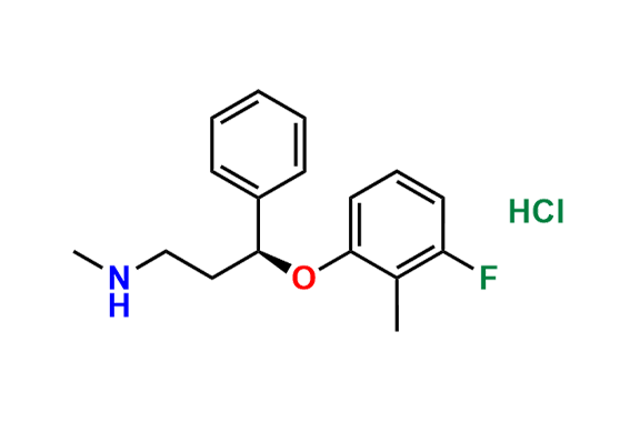 (S)-3-(3-Fluoro-2-methylphenoxy)-N-methyl-3-phenylpropan-1-amine hydrochloride