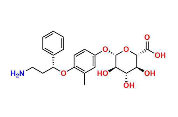 N-Desmethyl-4-Hydroxyatomoxetine-O-glucuronide